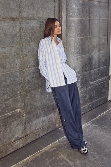 Haute L \' Amitié - Logo Tape Track Pant - Navy 